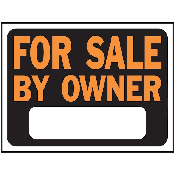 Hy-Ko For Sale By Owner Sign 8.5" x 12.5", 10PK A03007 - main